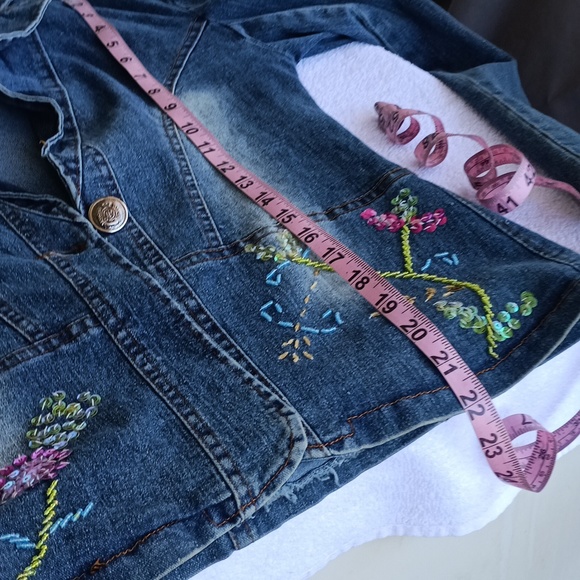 Ladies Jean Jacket - Picture 5 of 7